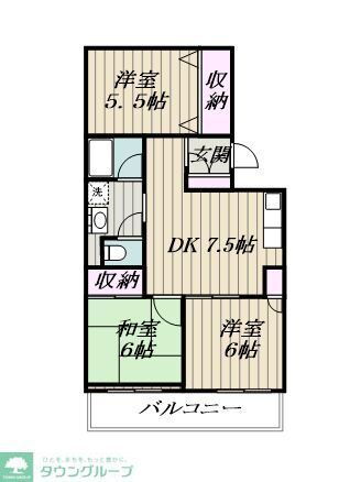 ＩＮＯＶＥ横濱長津田 3階 3DK 賃貸物件詳細