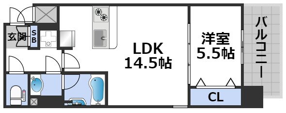 大阪府大阪市西区九条１ 九条駅 1LDK マンション 賃貸物件詳細