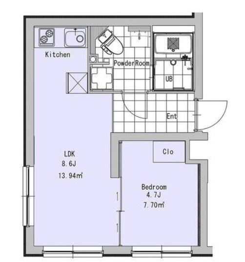 東京都新宿区百人町３ 新大久保駅 1LDK マンション 賃貸物件詳細