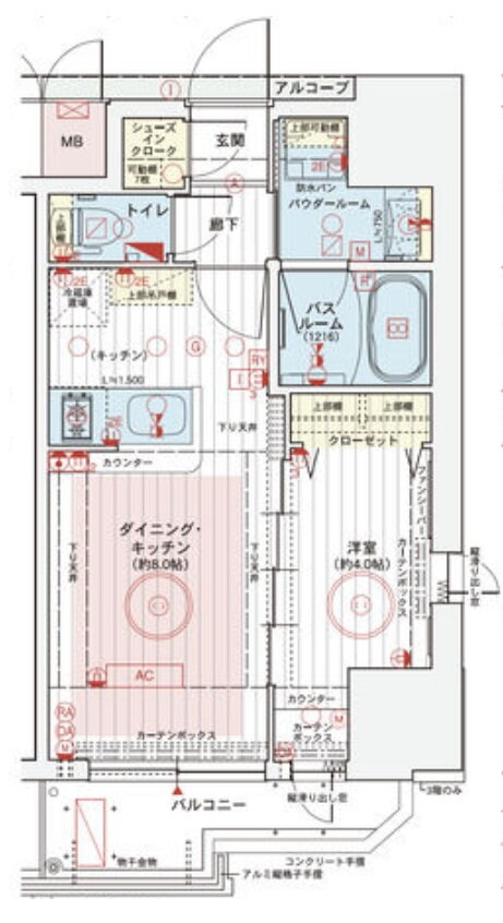 大阪府大阪市福島区吉野１ 野田阪神駅 1DK マンション 賃貸物件詳細