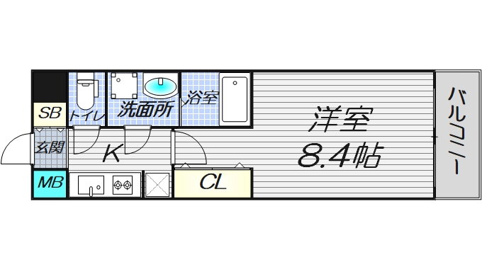 大阪府大阪市福島区海老江１ 海老江駅 1K マンション 賃貸物件詳細
