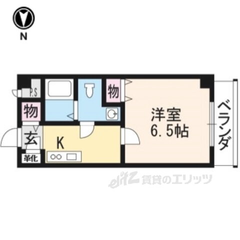 京都府京都市右京区西京極西大丸町 西京極駅 1K マンション 賃貸物件詳細