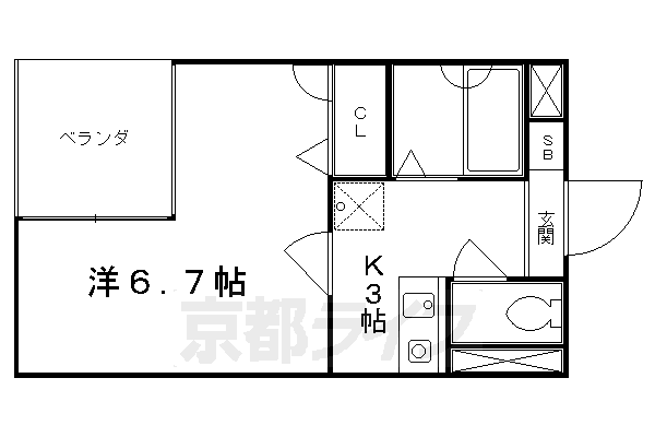 京都府京都市右京区太秦中筋町 太秦駅 1K マンション 賃貸物件詳細