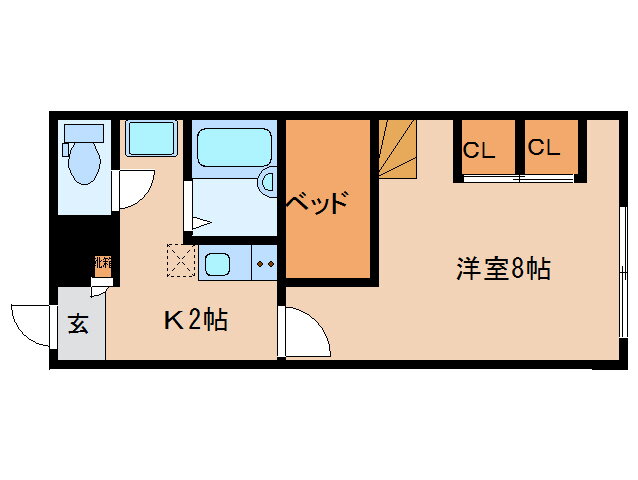 奈良県奈良市中山町 大和西大寺駅 1K アパート 賃貸物件詳細