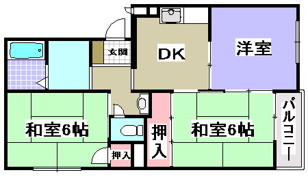 大阪府和泉市寺田町２ 和泉中央駅 3DK マンション 賃貸物件詳細