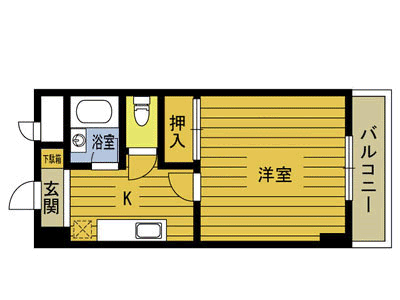 大分県大分市山津町２ 高城駅 1K マンション 賃貸物件詳細