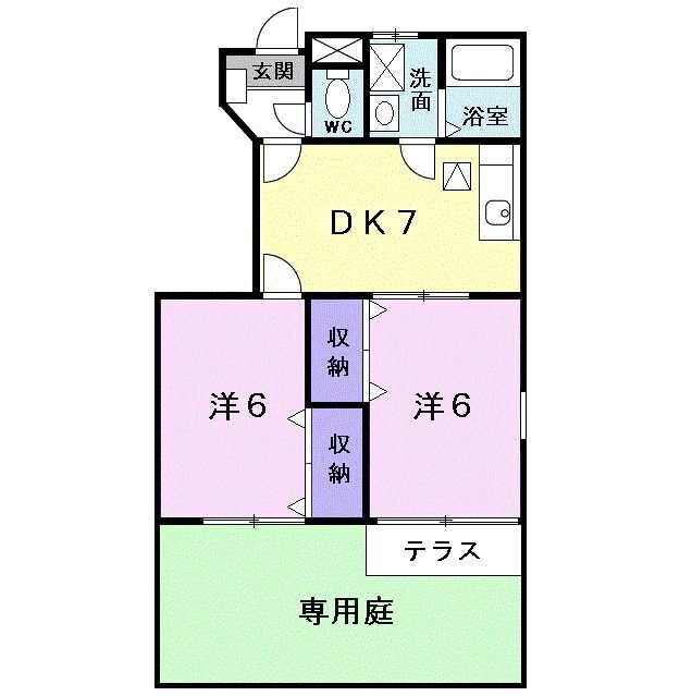 大阪府大阪狭山市池尻北２ 狭山駅 2DK アパート 賃貸物件詳細