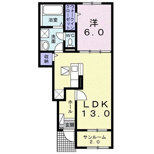 埼玉県加須市諏訪１ 加須駅 1LDK アパート 賃貸物件詳細