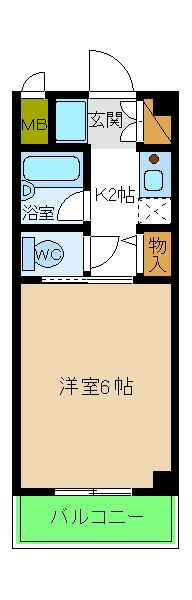 六月のココロ 3階 1K 賃貸物件詳細