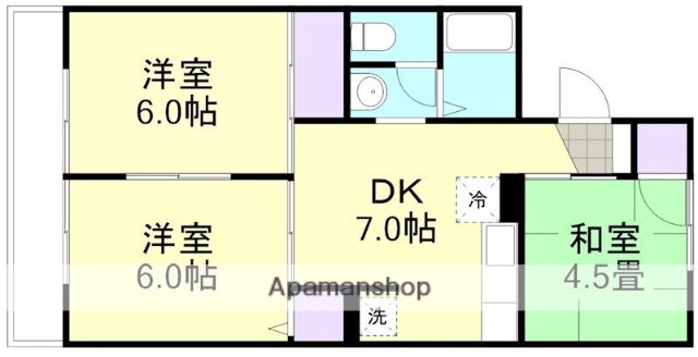 岡山県倉敷市日吉町 倉敷駅 3DK アパート 賃貸物件詳細