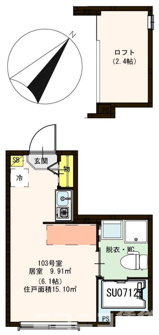 東京都葛飾区東金町４ 金町駅 ワンルーム アパート 賃貸物件詳細