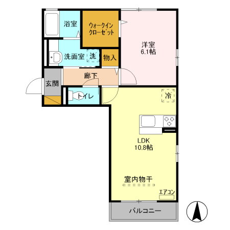 埼玉県蕨市錦町２ 戸田駅 1LDK アパート 賃貸物件詳細