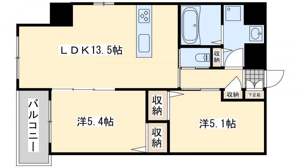 福岡県北九州市八幡西区三ケ森３ 三ヶ森駅 2LDK マンション 賃貸物件詳細