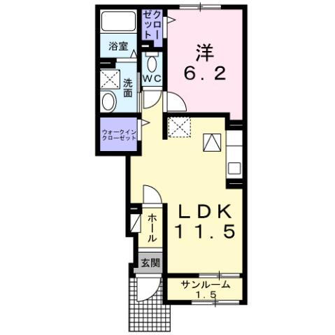 岡山県井原市高屋町１ 子守唄の里高屋駅 1LDK アパート 賃貸物件詳細
