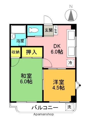 東京都足立区西新井本町４ 江北駅 2DK マンション 賃貸物件詳細