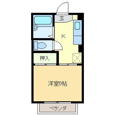 タウニィオーツ　パート１ 1階 1K 賃貸物件詳細