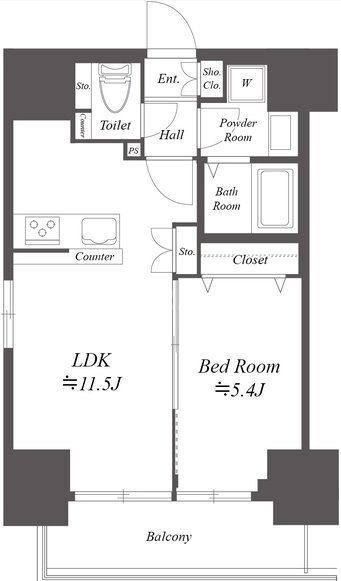 ＲＩＤＧＥ王子神谷 13階 1LDK 賃貸物件詳細