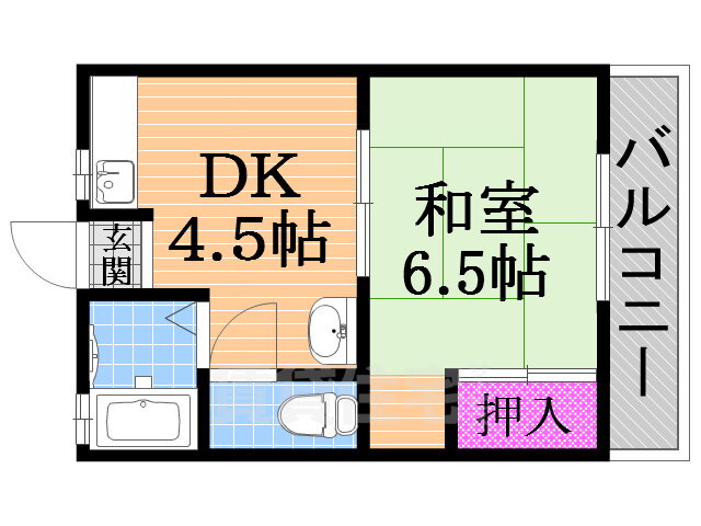 大阪府大東市新町 住道駅 1DK マンション 賃貸物件詳細