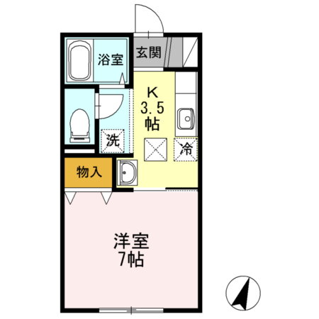 新潟県新潟市中央区花園２ 新潟駅 1K アパート 賃貸物件詳細