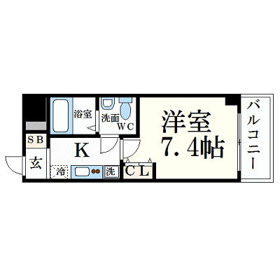 兵庫県姫路市南町 姫路駅 1K マンション 賃貸物件詳細