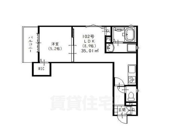 兵庫県尼崎市神田中通８ 出屋敷駅 1LDK アパート 賃貸物件詳細