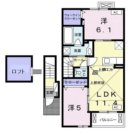 岐阜県羽島郡岐南町伏屋９ 岐阜駅 2LDK アパート 賃貸物件詳細