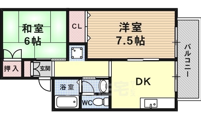 京都府京都市西京区大枝沓掛町 桂駅 2DK アパート 賃貸物件詳細