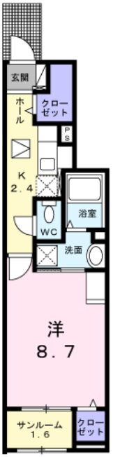 福島県二本松市若宮１ 二本松駅 1K アパート 賃貸物件詳細