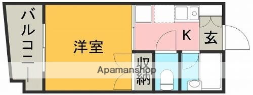 熊本県熊本市東区渡鹿８ 東海学園前駅 1K マンション 賃貸物件詳細