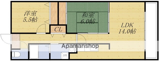 大阪府吹田市佐井寺３ 千里山駅 2LDK マンション 賃貸物件詳細