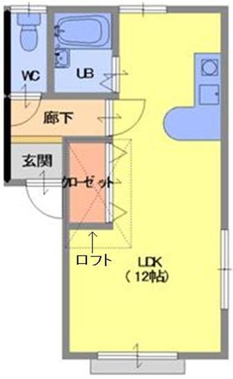 サンハウスつばくろ 2階 ワンルーム 賃貸物件詳細