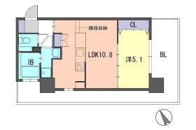 福岡県福岡市中央区渡辺通５ 渡辺通駅 1LDK マンション 賃貸物件詳細