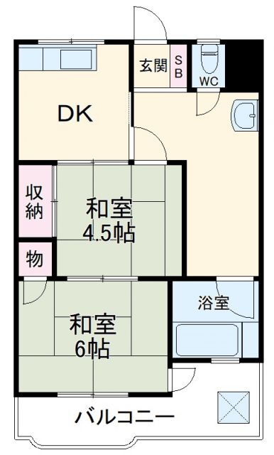 大阪府豊中市小曽根１ 服部天神駅 2DK マンション 賃貸物件詳細