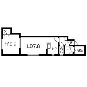 北海道札幌市西区八軒三条東２ 八軒駅 1DK アパート 賃貸物件詳細