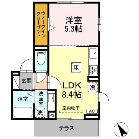 愛知県安城市東町荒井 桜井駅 1LDK アパート 賃貸物件詳細