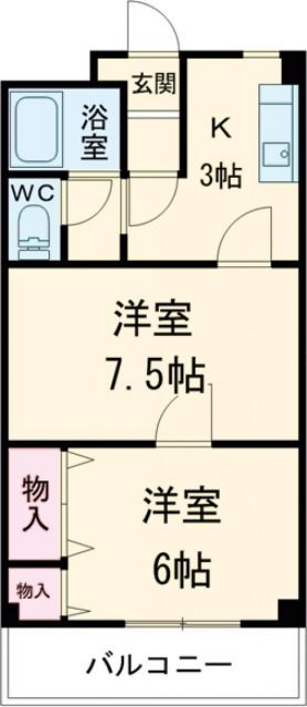 埼玉県川口市西青木２ 西川口駅 2K マンション 賃貸物件詳細