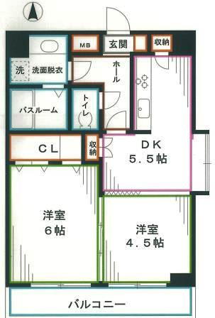 東京都中野区大和町１ 高円寺駅 2DK マンション 賃貸物件詳細