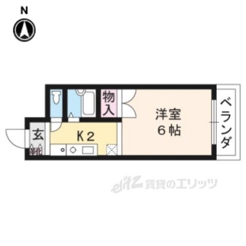 京都府京都市山科区西野山中鳥井町 椥辻駅 1K マンション 賃貸物件詳細