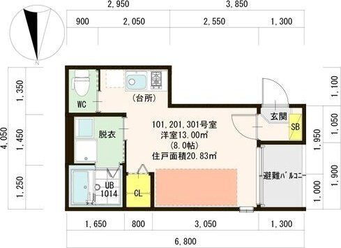 大阪府大阪市東淀川区下新庄４ 下新庄駅 ワンルーム アパート 賃貸物件詳細