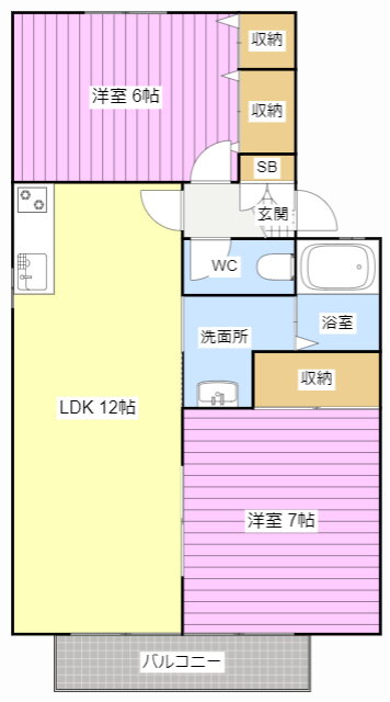 静岡県浜松市中央区領家２ 浜松駅 2LDK アパート 賃貸物件詳細