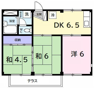千葉県市原市五井東２ 五井駅 3DK アパート 賃貸物件詳細