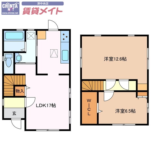 三重県津市上浜町１ 津駅 2LDK 一戸建て 賃貸物件詳細