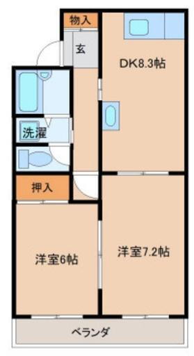 茨城県筑西市一本松 下館駅 2LDK マンション 賃貸物件詳細