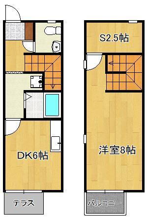 福岡県北九州市小倉南区南方４ 徳力嵐山口駅 1SDK アパート 賃貸物件詳細