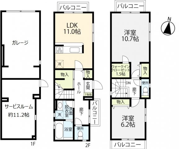 富ヶ谷１丁目戸建 2SLDK 賃貸物件詳細