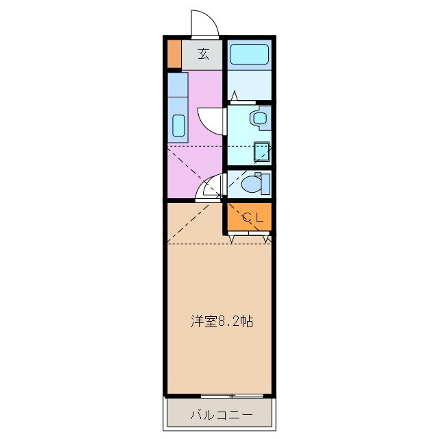 三重県鈴鹿市南玉垣町 柳駅 1K アパート 賃貸物件詳細