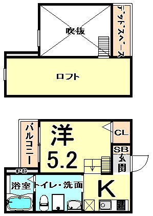 兵庫県尼崎市長洲本通３ 大物駅 ワンルーム アパート 賃貸物件詳細