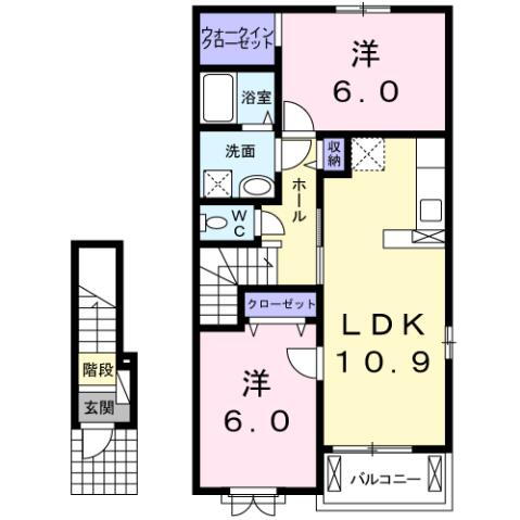 鹿児島県薩摩川内市国分寺町 上川内駅 2LDK アパート 賃貸物件詳細