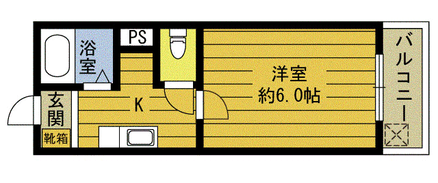 大分県大分市大字宮崎 敷戸駅 1K マンション 賃貸物件詳細