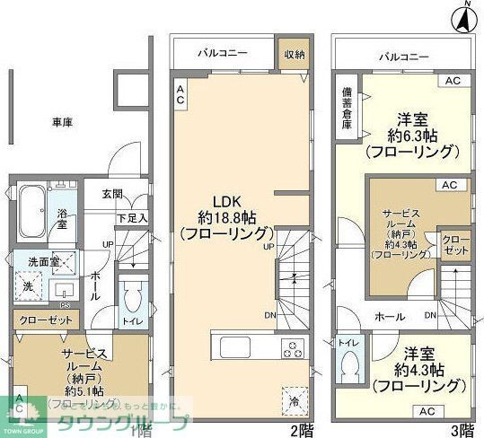 埼玉県さいたま市浦和区上木崎６ 与野駅 2SLDK 一戸建て 賃貸物件詳細